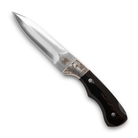 BLACK BONE ADJUSTABLE FOLDING PUSH DAGGER