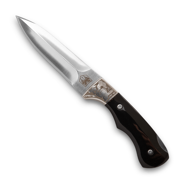 BLACK BONE ADJUSTABLE FOLDING PUSH DAGGER