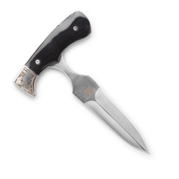 BLACK BONE ADJUSTABLE FOLDING PUSH DAGGER