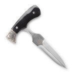 BLACK BONE ADJUSTABLE FOLDING PUSH DAGGER